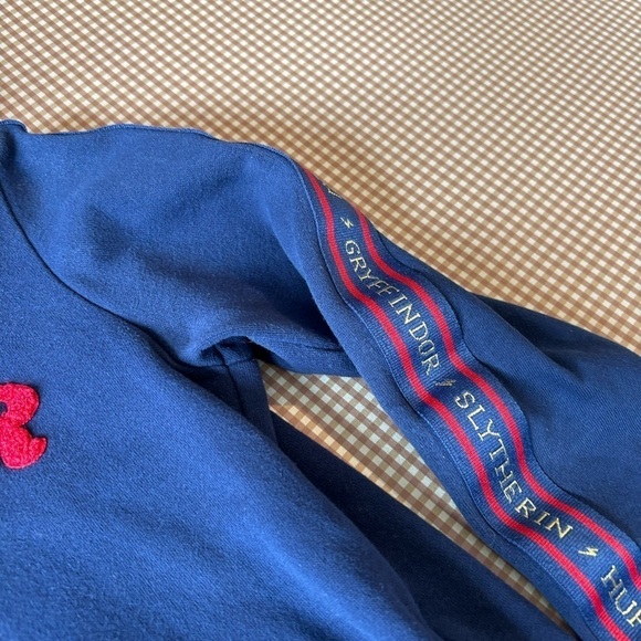 Harry Potter Mini Boden "Potter 07" Hooded pullover Sweatshirt Blue Red.8-9 year - Picture 14 of 16